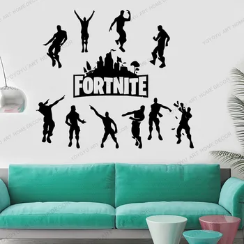 

Gamer Controller video game wall sticker Customized For Kids Teen Adults Boy Girls' Bedroom Vinyl Wall Art Decor Removable wx105