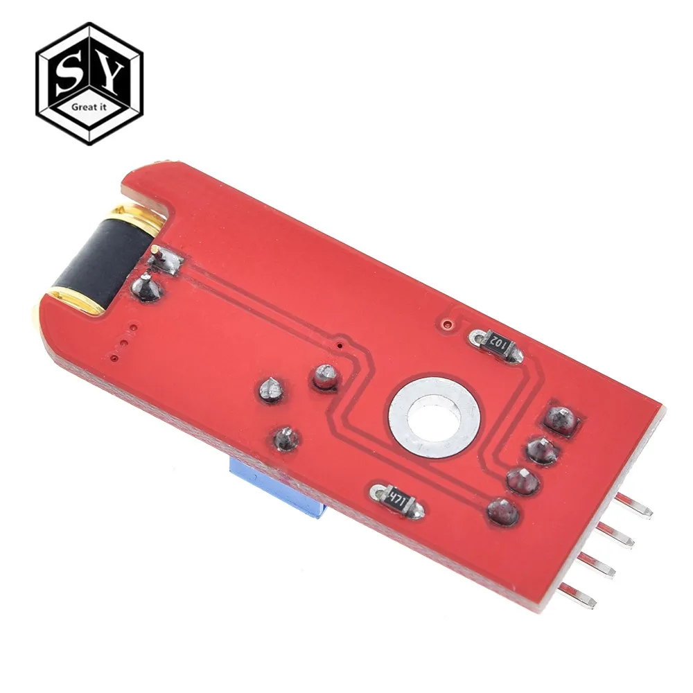 Модуль датчика вибрации GREAT IT 801s для Arduino с открытым исходным кодом LM393 3-5VDC TT Logic