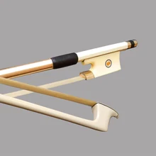 Wtsfwf Полный Размер Скрипка Лук Высокое качество серебро установленный белый цезальский лук скрипки 5 шт./лот