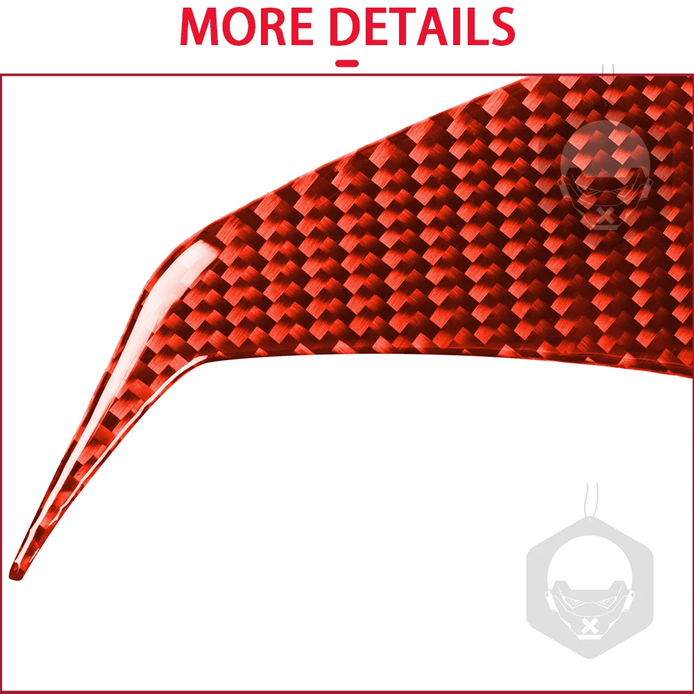 Dashboard Panel Navigation Panel Trim Real Carbon Fiber Sticker For Chevrolet Corvette C7 2014-2019 Car Interior Accessories