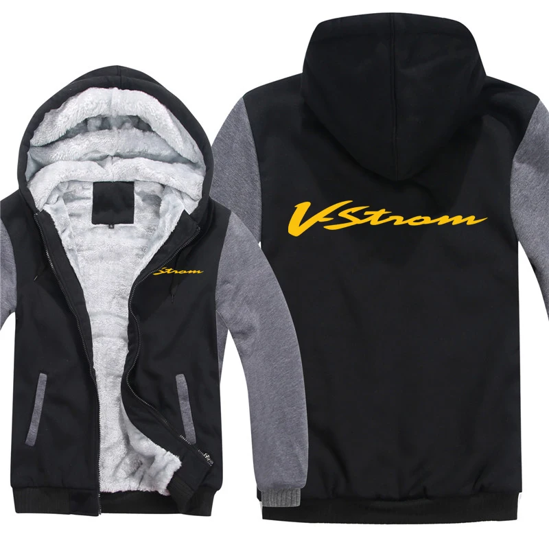 Motorcycle V-Strom Hoodies Men Fashion Coat Pullover Fleece Liner Jacket V-Strom Sweatshirts Hoody 5