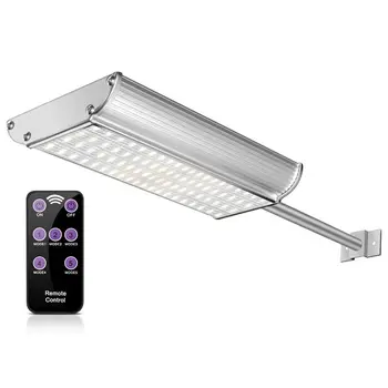 

Solar Lights Outdoor With Remote Control 70 Led Wireless Motion Sensor With 5 Optional Modes Wall Sconces Ip65 Waterproof Securi