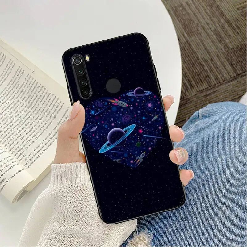 xiaomi leather case glass YNDFCNB Planet Phone Case For Redmi note 8Pro 8T 6Pro 6A 9 Redmi 8 7 7A note 5 5A note 7 case xiaomi leather case glass Cases For Xiaomi