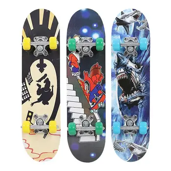 

Popular Complete Skateboard Deck Skateboard Maple Wood Teenagers Hoverboard Four Wheel Scooter High Speed Skate Board