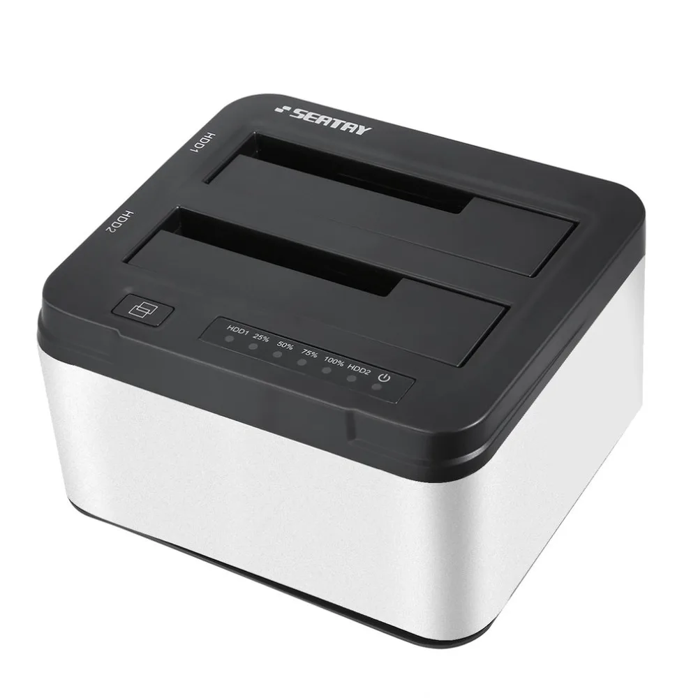 Профессиональный Чехол для жесткого диска SEATAY 2,5 дюйма 3,5 дюйма USB 3,0 SATA HD622 док-станция для HDD с европейской вилкой