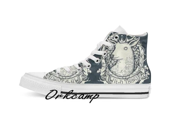 

Wild Thing Custom Casual High Top lace-up Canvas shoes sneakers Drop shipping