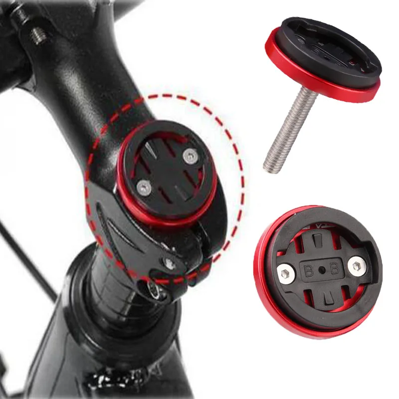 Bike Computer Mount MTB Code Table Base Holder Stem Top Cap Cycling Stopwatch GPS Speedometer For Garming Bryton Cateye