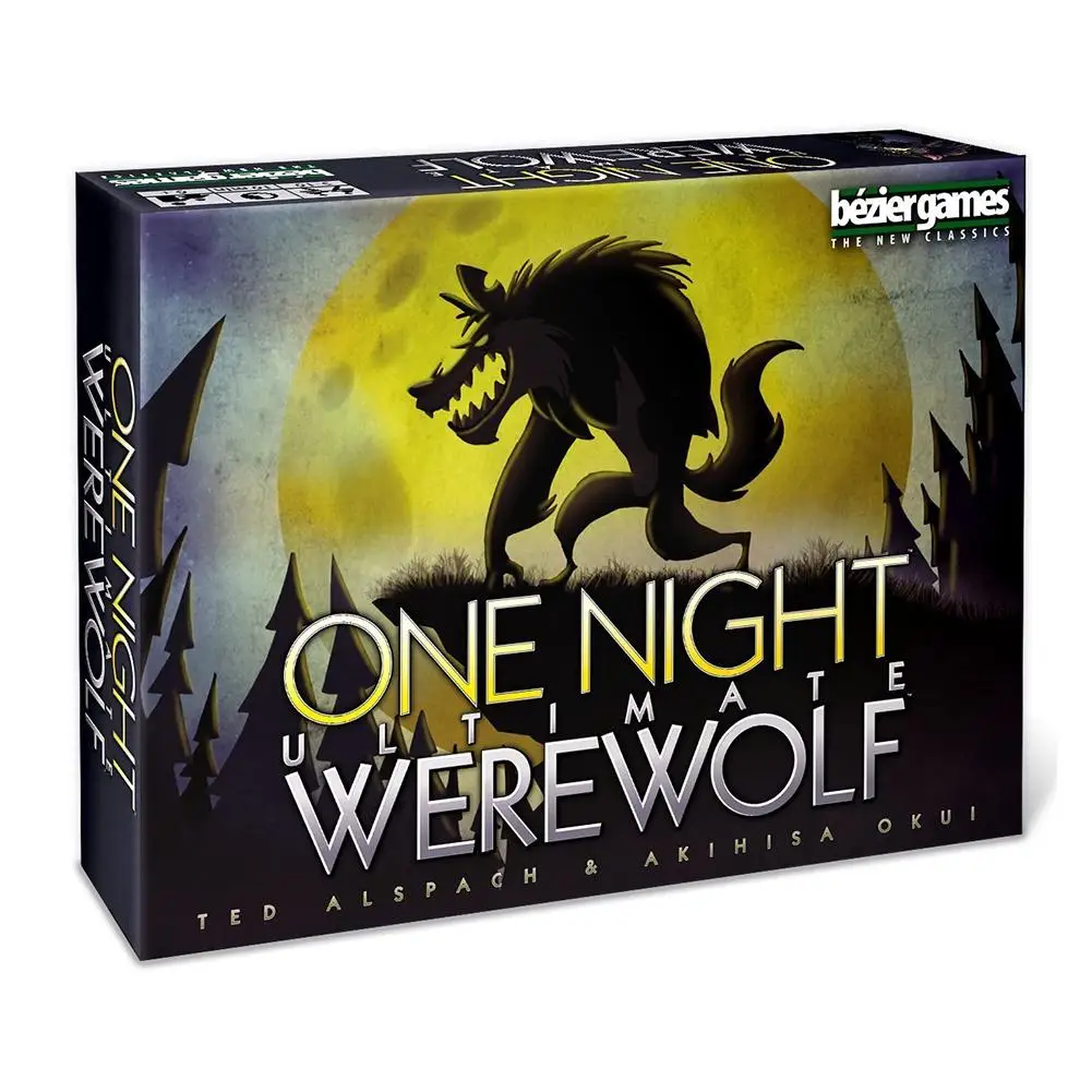 One Night Ultimate оборотень инопланетянин настольные игры оборотни друг семьи Интерактивная развивающая игрушка английская версия карточная игра - Цвет: Werewolf