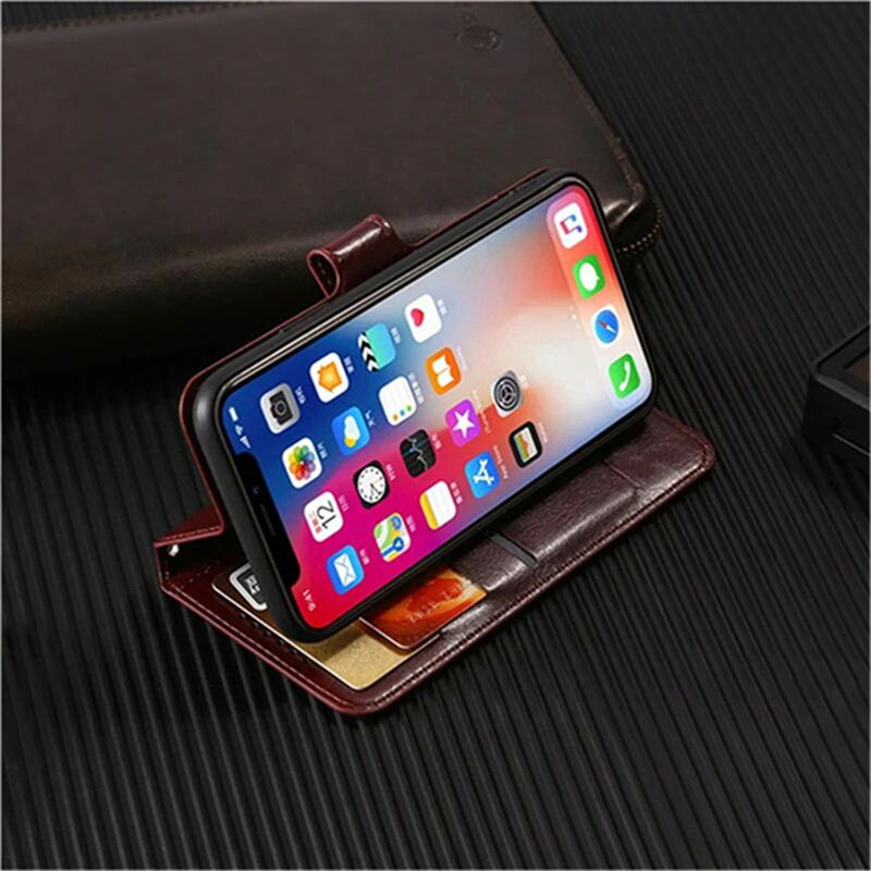 Leather Case For LG K10 LTE M2 F670 Q10 K420N K430 K430DS K10 2016 Wallet Flip Card Holder Stand Book Bag 360 Protection Cover