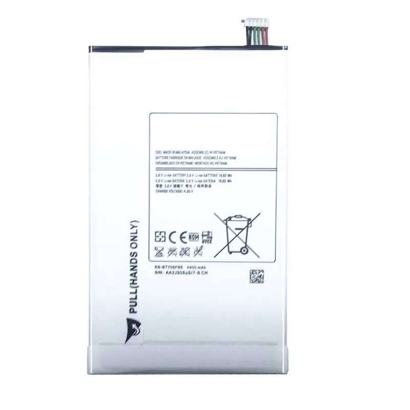 KiKiss высококачественный планшет аккумулятор для Samsung Galaxy Tab S 8,4 SM T700 T705 EB-BT705FBE 4900mAh литий-полимерные батареи