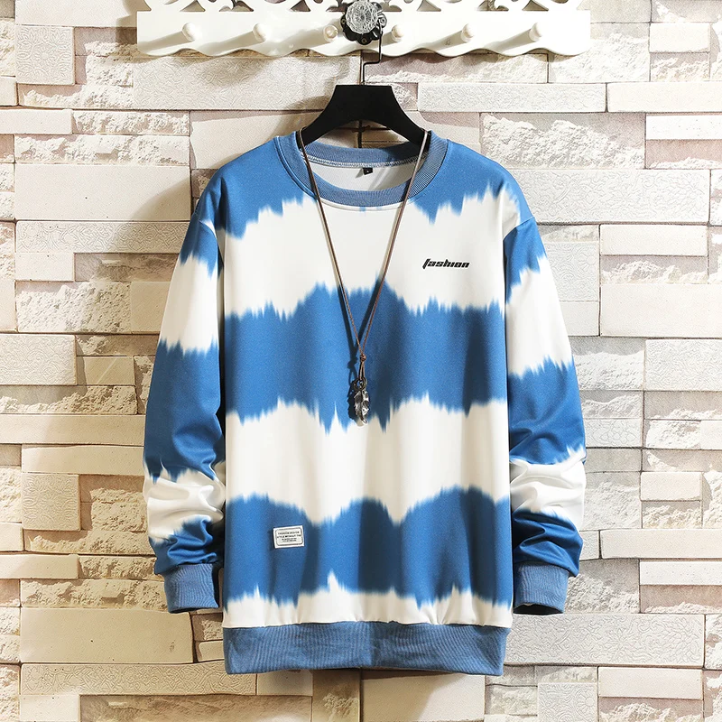 Autumn Spring Hoodie Sweatshirt Mens Black White Hip Hop Striped Punk Pullover Streetwear Casual Fashion Clothes OVERSize 5XL Autumn Spring Hoodie Sweatshirt Mens Black White Hip Hop Striped Punk Pullover Streetwear Casual Fashion Clothes OVERSize 5XL