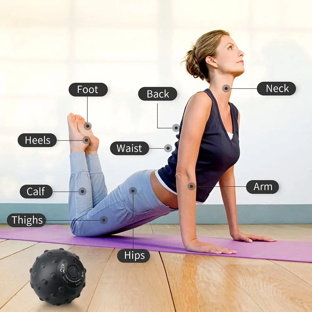 

Fitness Training Muscle Release Trigger Pointed Electric Vibration Massage Ball