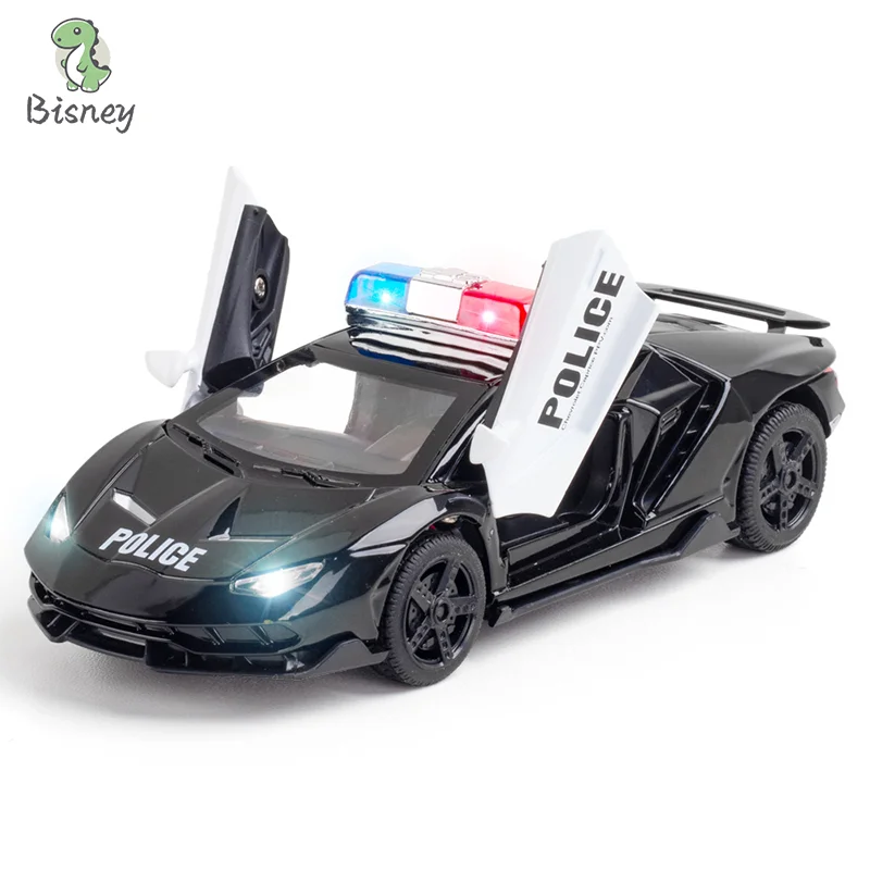Bisney 1:32 Рэмбо LP770 Policecar брелок для автомобильных ключей модель высокая