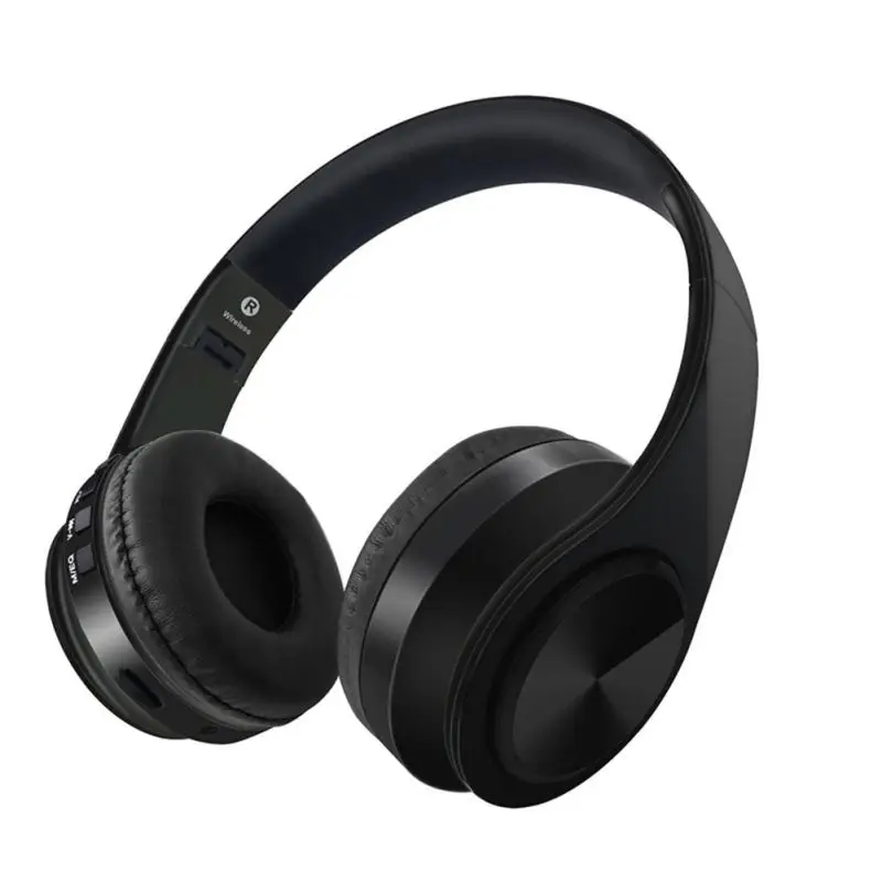 

Portable Wireless Bluetooth Headphones Foldable Stereo Headset Audio Mp3 Adjustable Headphones With Mic For Music