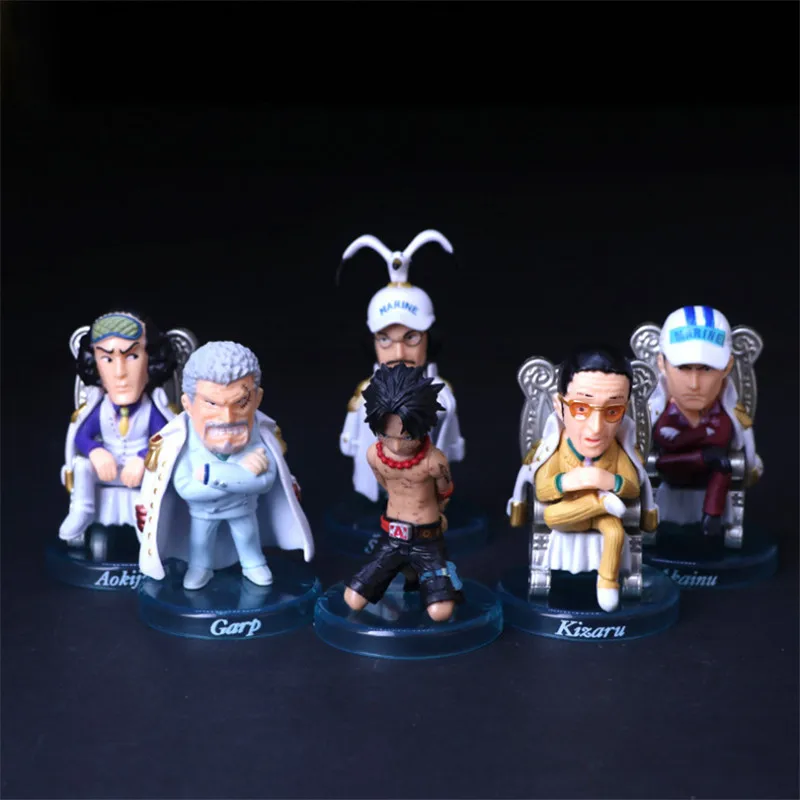 Аниме One Piece Portgas D Ace Sengoku Garp Sakazuki Borsalino Kuzan Коллекционная модель детские игрушки