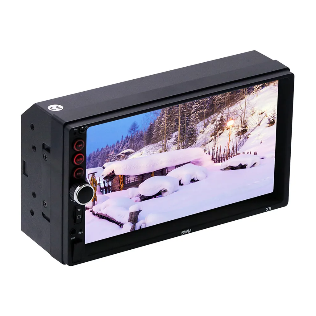

SWM-X6 7Inch HD Dual Spindle Car MP5 Player 12V Car FM BT Hands-Free Mobile Phone Interconnection Z828