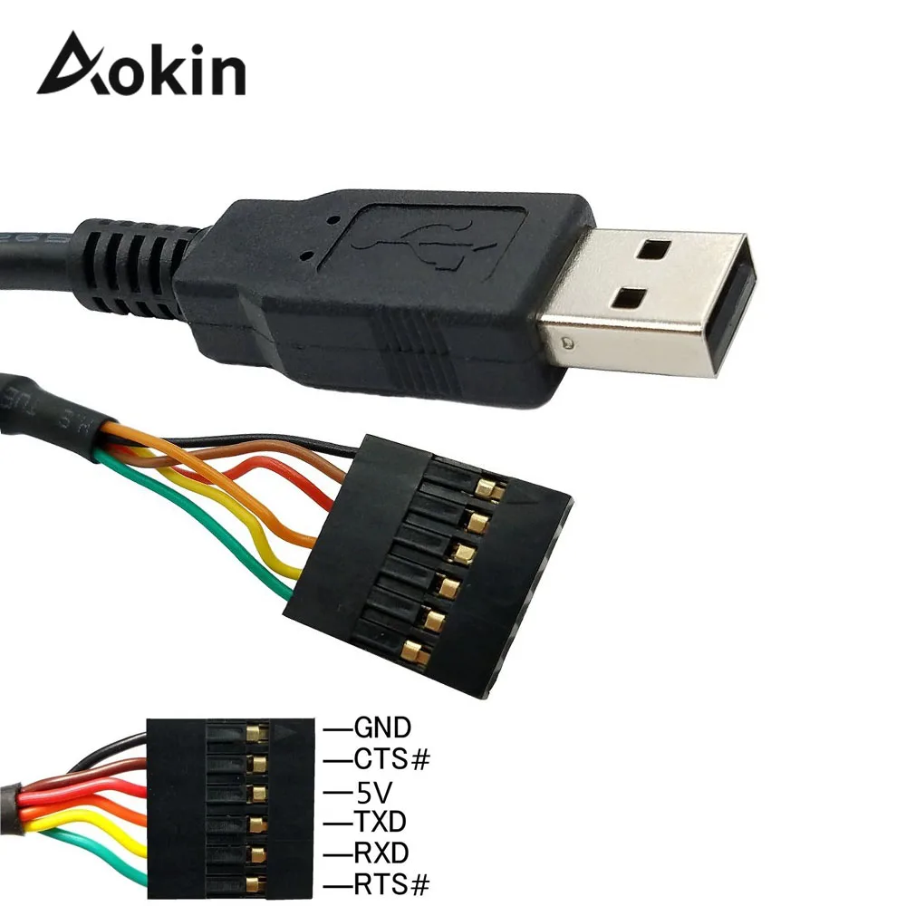 6 Pin FTDI FT232RL FT232 Module For Arduino USB to TTL UART Serial Wire Adapter RS232 Download Cable Minnowboard Max | Электронные