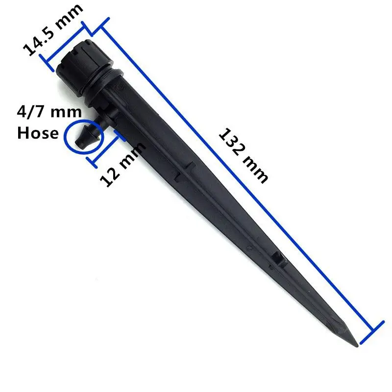 

Hot Sale 60 pcs Inserting ground Garden watering drip irrigation Adjustable Sprinkler 360 degree Drippers maintenance equipment
