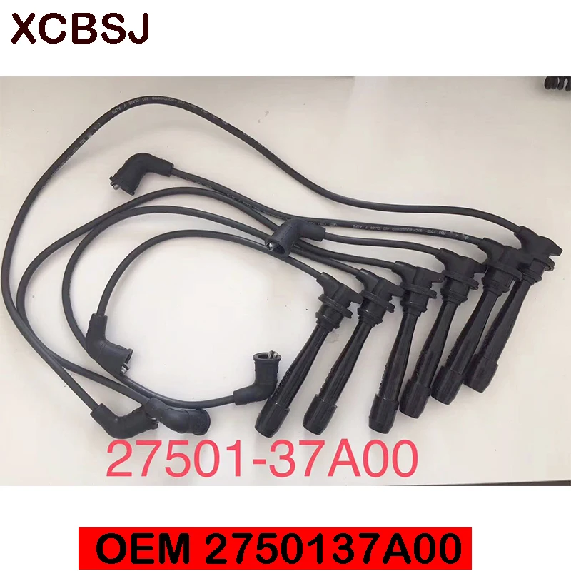 2750137A00 кабель setspark plug 2750137A00 подлинный для hyundai Santa Fe Sonata 98-05 XG Optima 2,5, Sportage, Tiburon