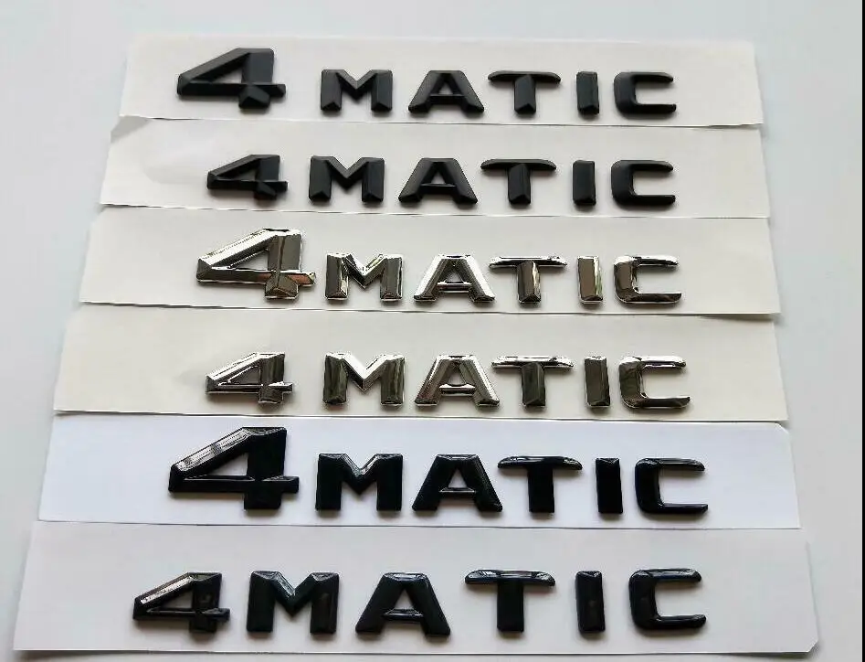 3D Font Letters for 4MATIC Trunk Emblems Emblem Mercedes 4 MATIC 14-16 | Автомобили и мотоциклы
