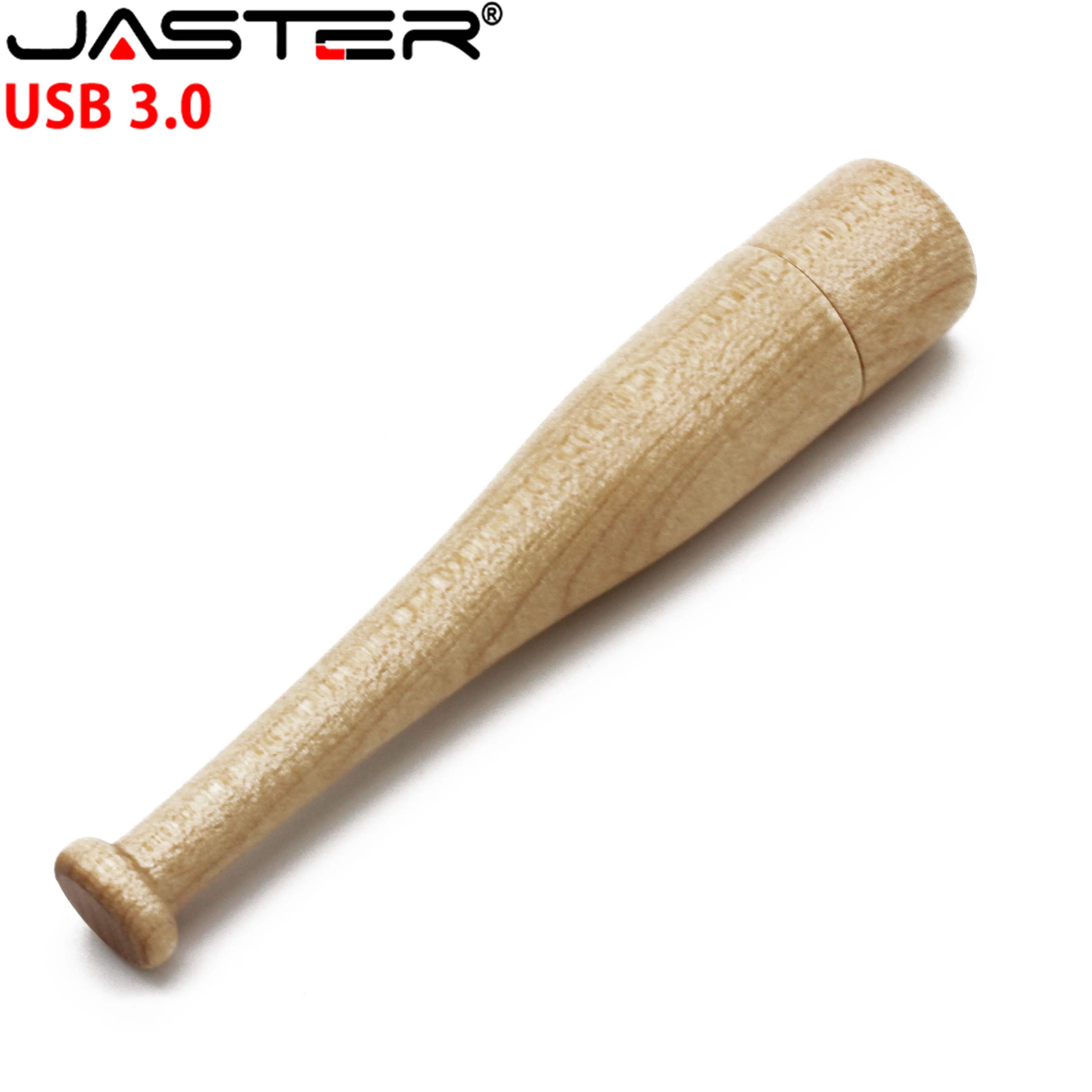 JASTER деревянный usb флеш-накопитель 4 ГБ 8 ГБ 16 ГБ 32 ГБ Клен бейсбольная бита usb 3,0