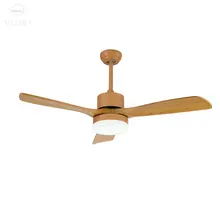 Американский Ретро потолочный вентилятор свет светодиодный скандинавский Современная гостиная спальня гостиная дистанционное управление немой деревянный веер лампа
