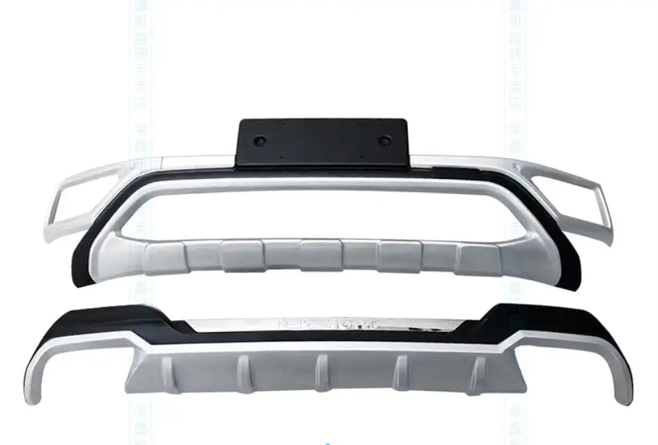 

ABS Front + Rear Bumper Protector Guard Skid Plate For VW Volkswagen Teramont 2017 2018 2019