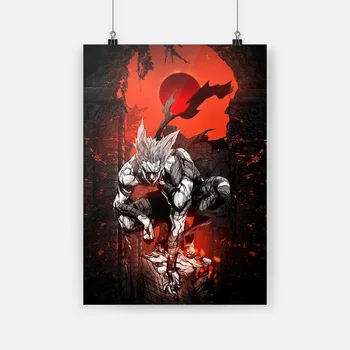 

Garou One-Punch Man Anime Poster Canvas Painting Wall Art Decor Living Room Bedroom Study Home Decoration Prints