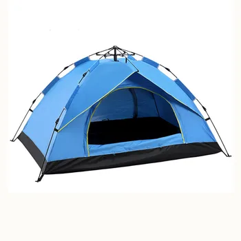 

Throwing pop-up tent backpack tent outdoor camping 4 seasons tent with snow skirt single layer waterproof hiking tent