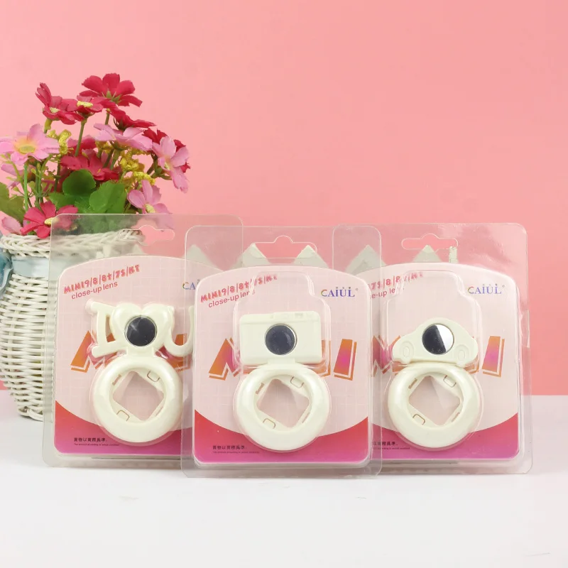 Синий 3 шт./партия, милый рисунок «Hello kitty» с кроликом для камеры Fujifilm Instax Mini 7s 8, зеркало для съемки селфи разных цветов - Цвет: Синий