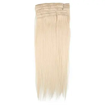 

Double Weft 220g 20"24" Clip in Full Head Human Hair Extensions Exquisitely Designed Durable