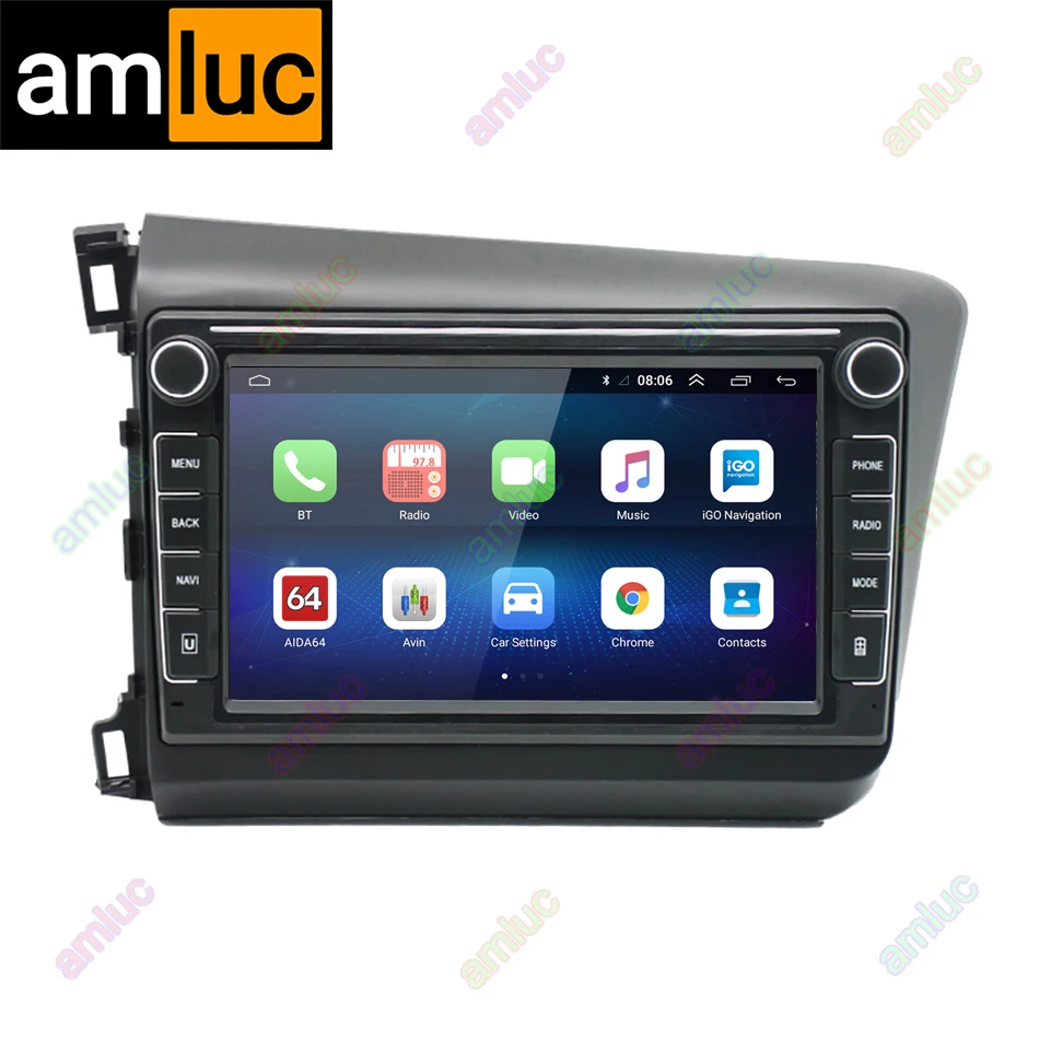 Автомобильный радиоприемник для HONDA CIVIC 2012 2013 2014 2015 правый левый руль RHD LHD