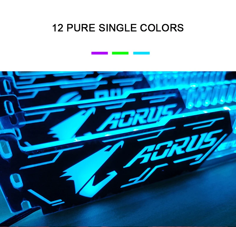 gpu de 5v, 4 pinos, aura water cooler