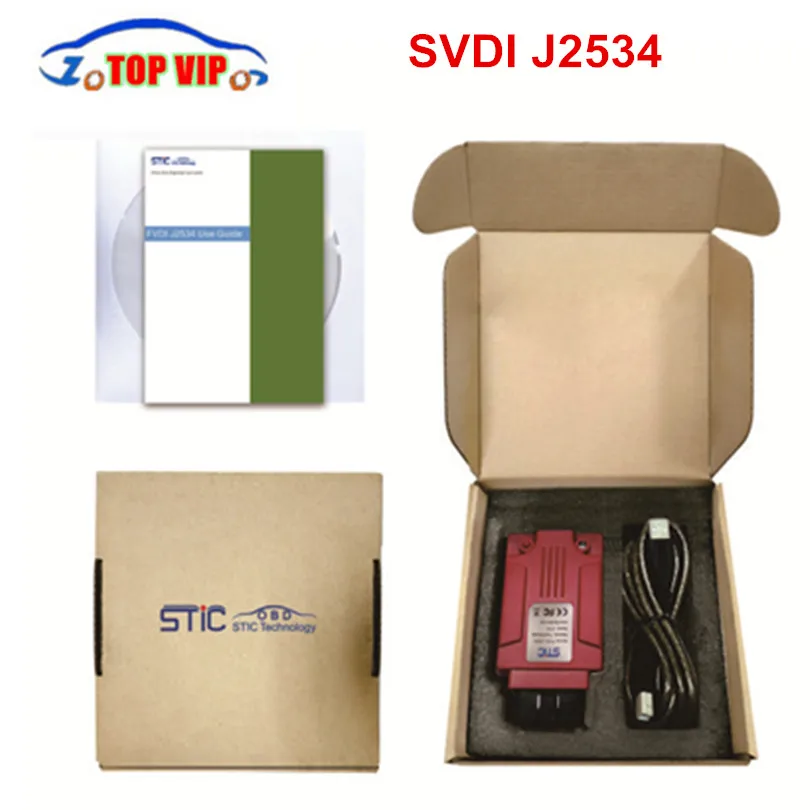 

2019 Best price SVDI J2534 Diagnostic Tool Support Online Module Programming Support Most of ELM327 Software