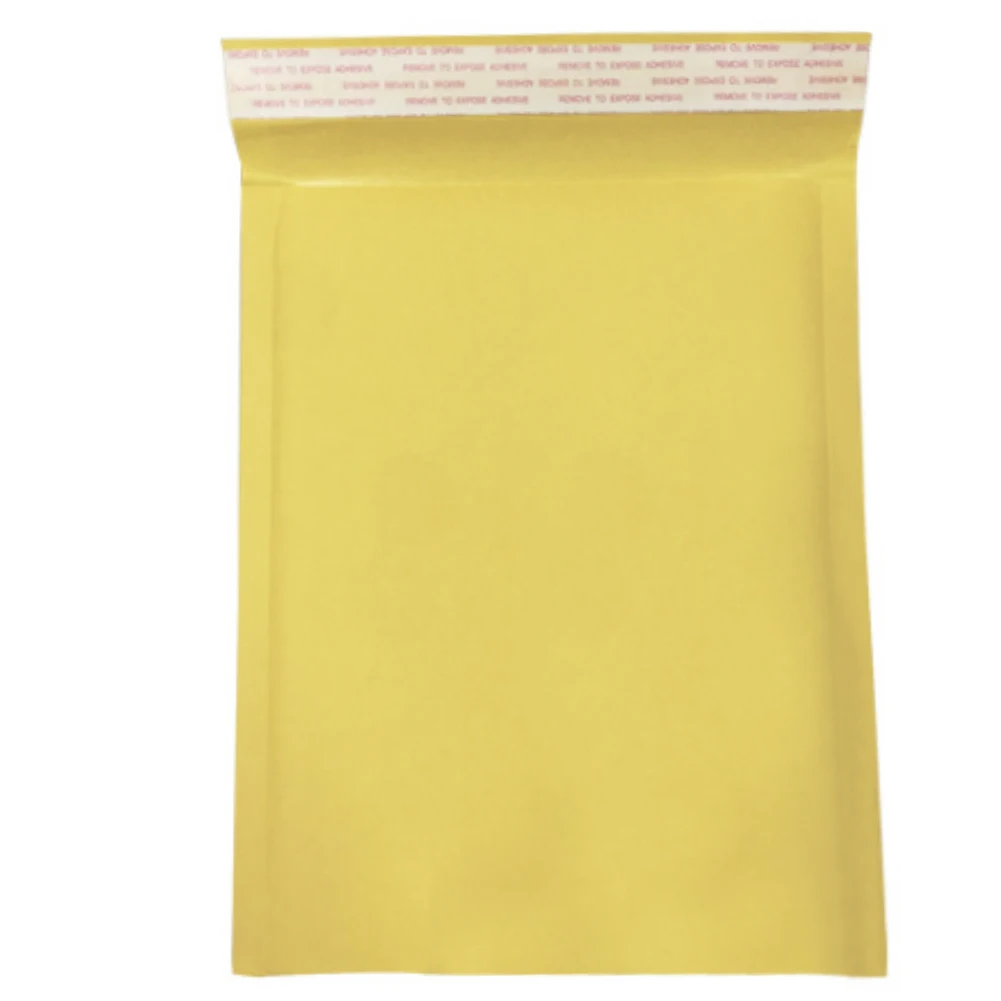 10 упаковок мягкий Почтовый пузырь анти-давление упаковочная бумага желтый самозапечатывающийся влагонепроницаемые конверты мешок - Цвет: 130  210  40mm