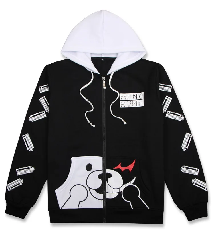 Cosplay&ware Danganronpa Monokuma Cosplay Costume Unisex Hoodie Sweatshirt T-shirt Hooded Jacket Daily Casual Coat Game Anime Peripheral -Zentai shop online H6a0164bf8aa54a7fb145206869a6c5c6l.jpg