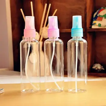 

XY Fancy 100ml Transparent Empty Spray Bottles Empty Containers Perfume Cosmetics Atomizer Random Color