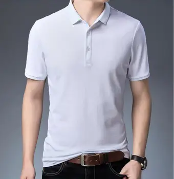 

2020 New Summer Men's Shirt Cotton Short Sleeve movement Tops Jerseys Men Tops polo clothes Casual Collar Male Polo Shirts