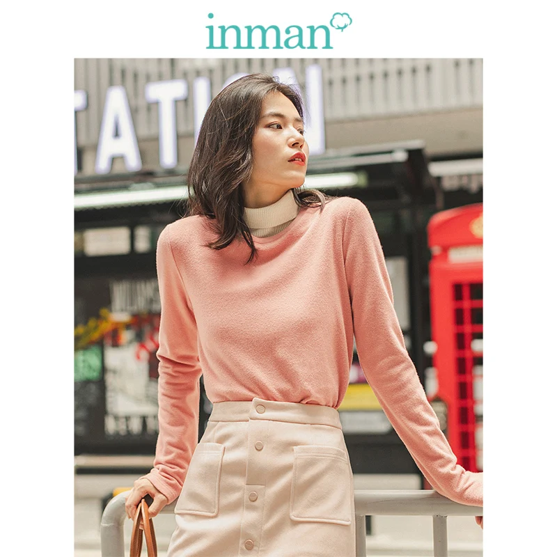 INMAN 2019 Осень Зима Новое поступление вискоза смешанный эластичный хлопок o