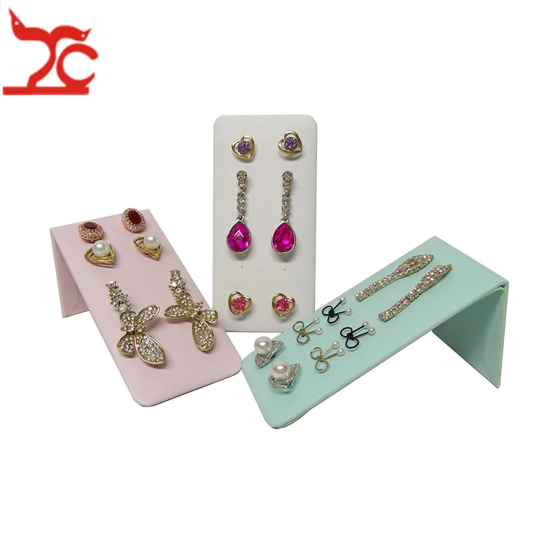 

Fashion Earring Holder Stud Jewelry Display Stand 6 Pairs Dangler Organizer Storage Rack L Shape Oorbel Showcase