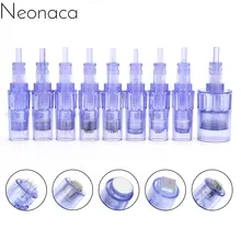 

Microneedle Cartridges Syringe Tube 10pcs Electric Hydra Needles 2 in 1 Meso Pen Liquid Injector Serum Needle Free Screw Suits