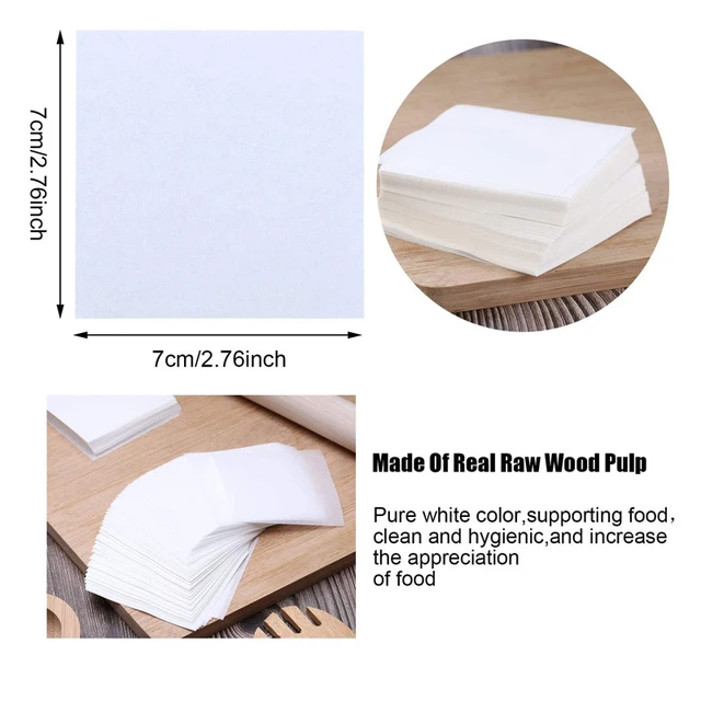 5000Pcs/Lot Bamboo Steamer Paper Square Parchment Paper Sheets for Baking  Paper Non-Stick Steamer Mat