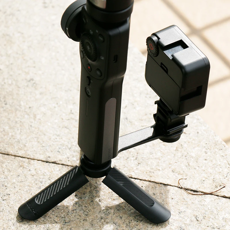 Для DJI Osmo Mobile 2 аксессуары тройной Горячий башмак крепление шарнирный адаптер удлинитель кронштейн для Moza MINI-MI/S Freevision vilta M