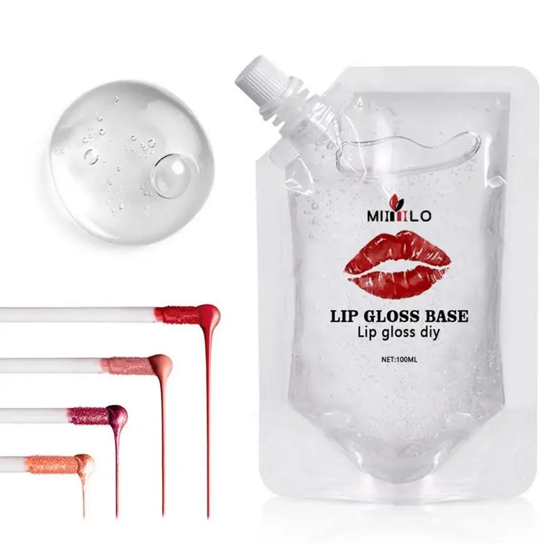Clear Lip Gloss Base Oil Non-Stick DIY Lip Stick Material Gel for Lip Gloss Lipgloss Base Handmade Liquid Lipstick Tools Lip Glo
