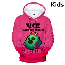 Толстовки с капюшоном для детей от 3 до 13 лет толстовка с капюшоном с 3d принтом в виде игры для стрельбы куртка с длинными рукавами для мальчиков и девочек с героями мультфильмов одежда для подростков
