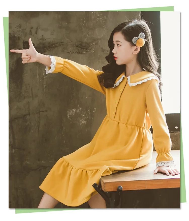 Velvet Christmas Clothes Kids Dresses For Girl Big Girls Dresses Winter 2019 Mother And Daughter Clothing Teenage Girls Dress (10)