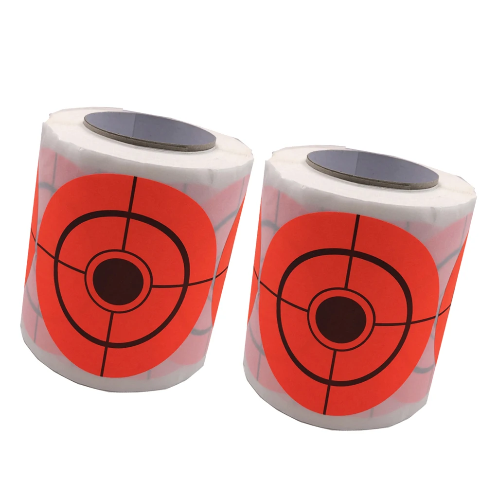 500 Lot High Visibility  Targets Self Adhesive For  Practice