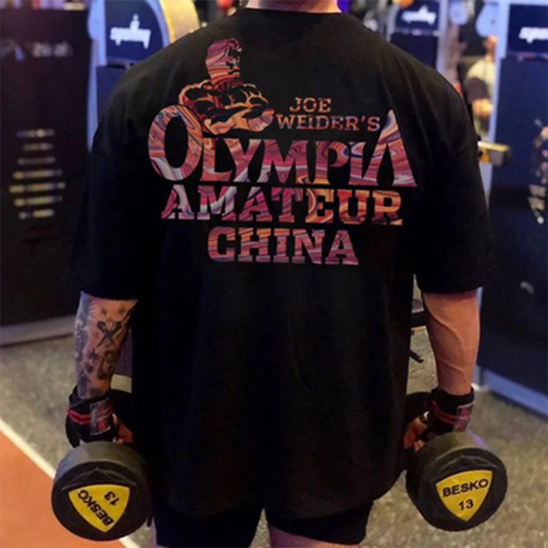 Повседневная мужская футболка OLYMPIA летние мужские футболки модные топы уличная