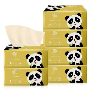 

6 Packs Of Bamboo Pulp Pumping Toilet Paper Available For Mother And Babies Soft Hand Towels Toilet Paper Tissue Napkin