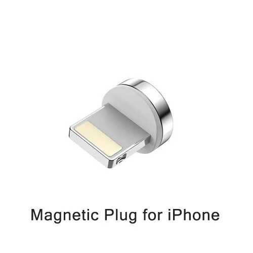 12G Plug for iPhone Магнитный адаптер CANDYEIC 12G с магнитной вилкой для Iphone, кабель для быстрой зарядки и передачи данных для Xiaomi Redmi Andriod, кабели для Micro type-C - Цвет: 12G Plug for iPhone